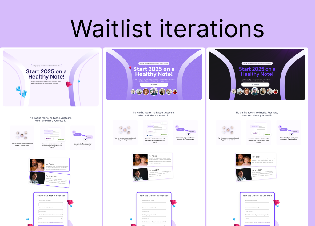 Waitlist pages