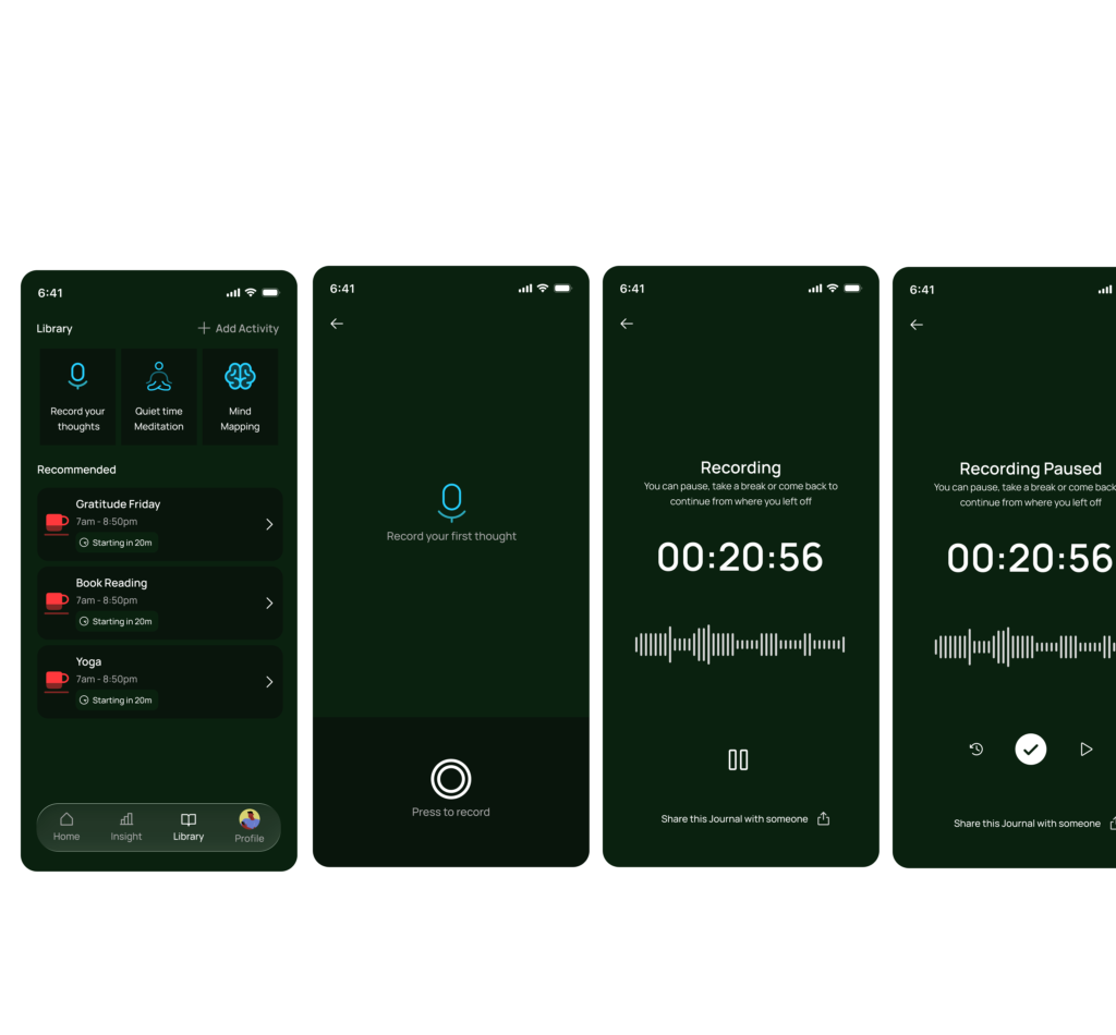 Hale – Sleep dashboard showing relaxation programs and progress